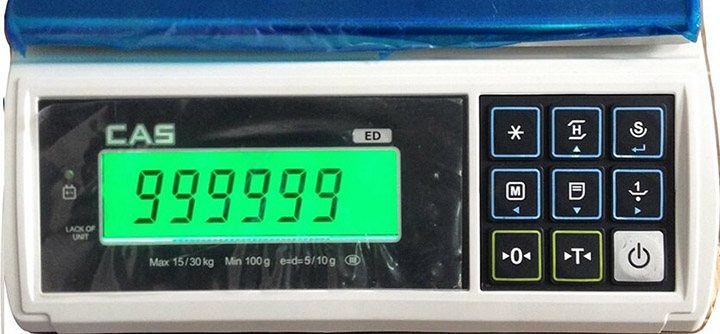 Basic scale-Cân bàn điện tử CAS ED 30Kg cân điện tử