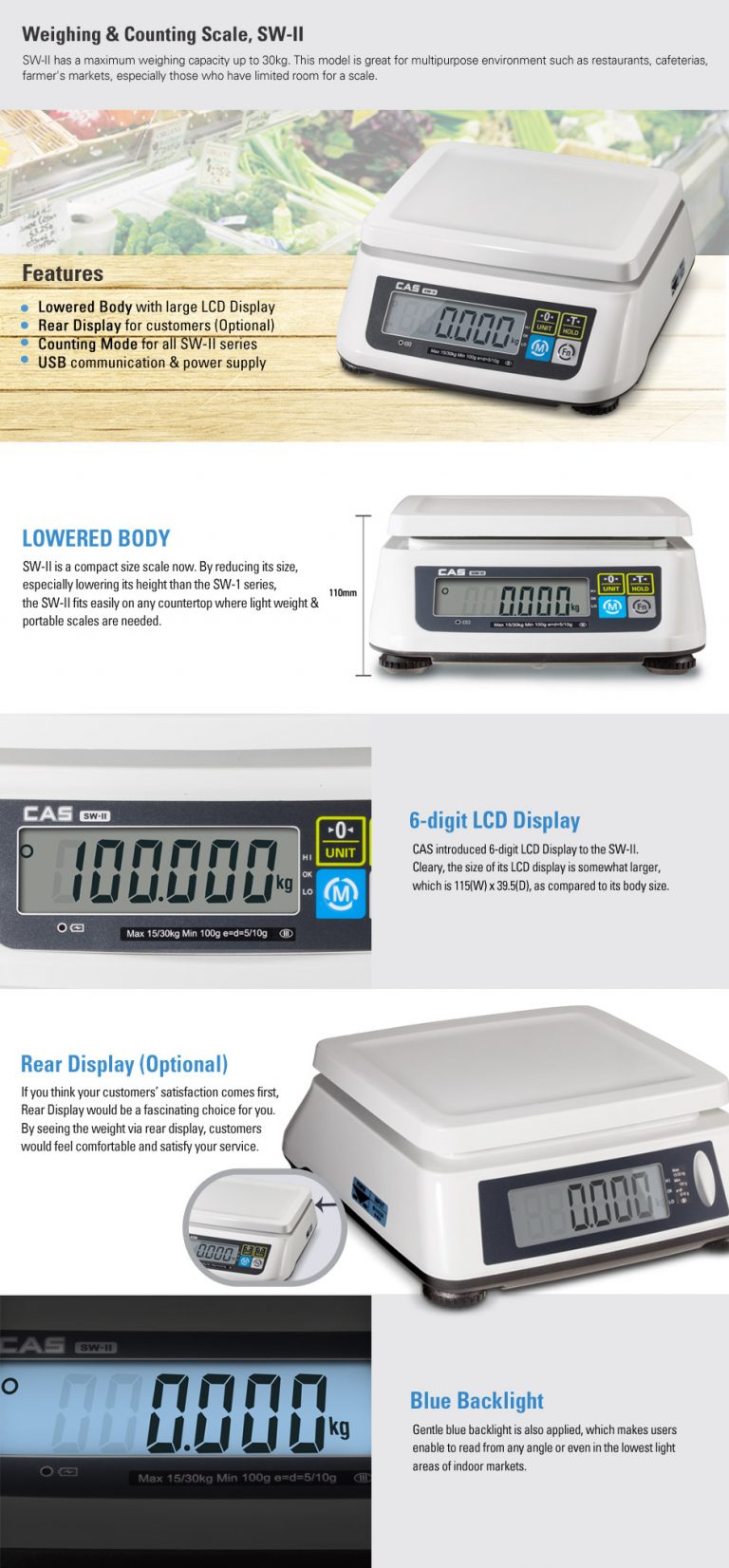 Basic-CÂN ĐIỆN TỬ SW-II Basic-CÂN ĐIỆN TỬ SW-II