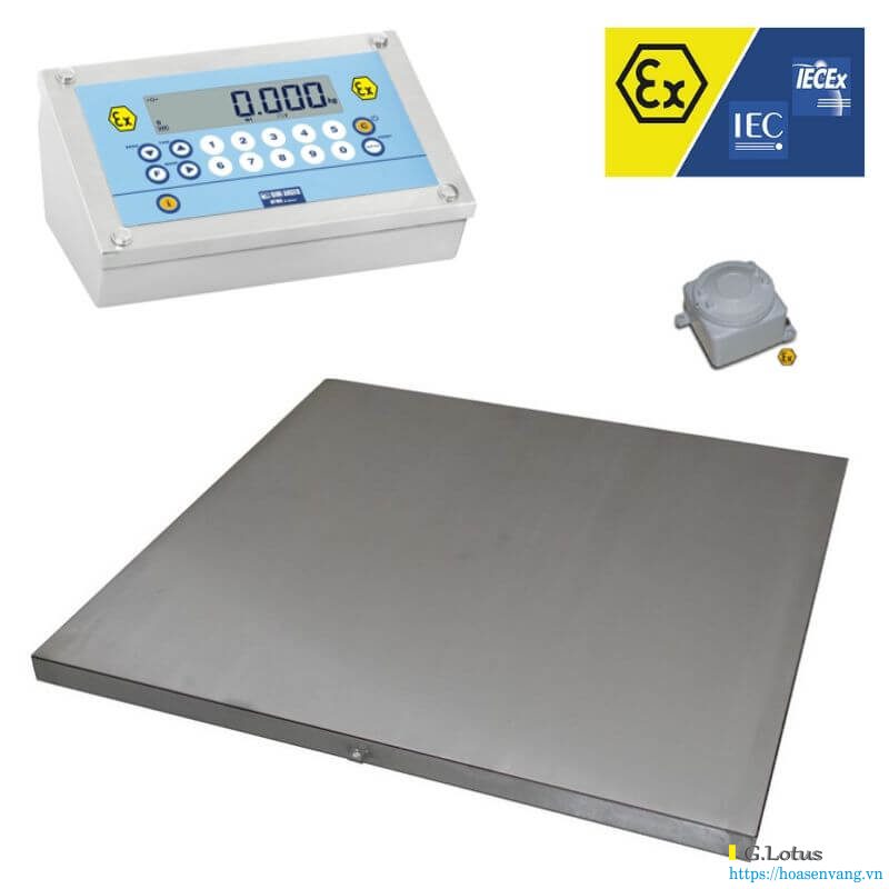 Giải pháp cân điện tử an toàn cháy nổ Dini Argeo chứng nhận ATEX bởi Hoa Sen Vàng