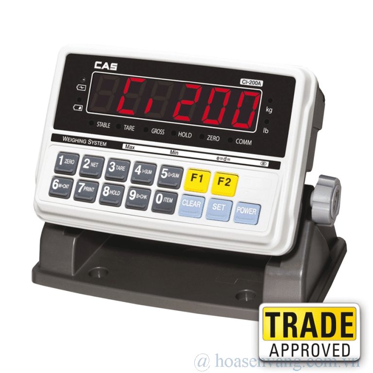 Đầu Thiết Bị Cân Đa Tính Năng CAS CI-200A – Sức Mạnh Quản Lý Trọng Lượng Tối Ưu, Linh Hoạt Tại Nhiều Ứng Dụng Sản Xuất
