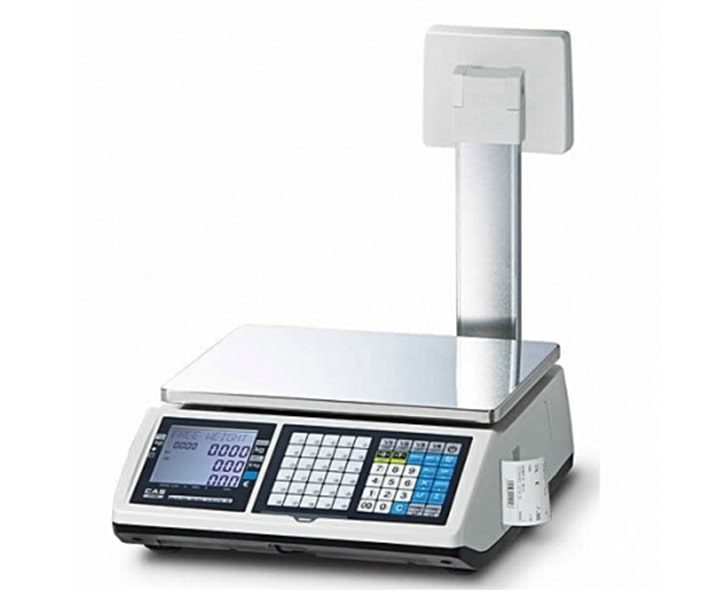 Thiết bị đo khối lượng CAS CT-100P 6Kg 2g có chức năng in biên lai