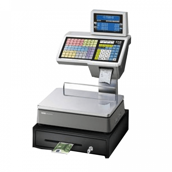 Cân thông minh in nhãn mã CAS CL5500D 15kg/30kg