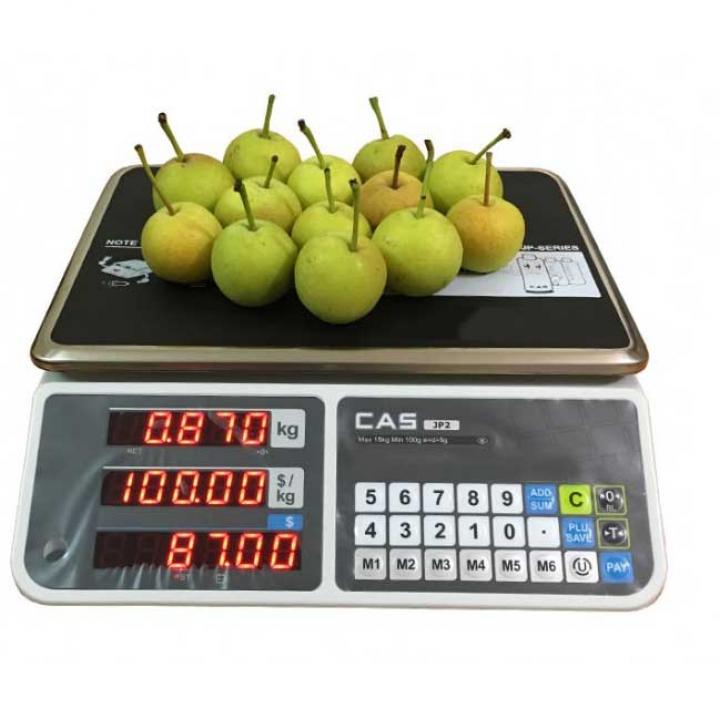 Cân điện tử định giá CAS JP-2 trọng lượng 15 kg