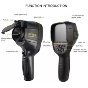 Camera nhiệt HT-18+ có khả năng lưu trữ và xuất dữ liệu