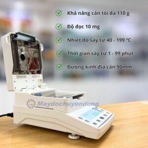 Cân sấy ẩm Halogen XY-110MW sấy nhanh, phân tích độ ẩm chính xác