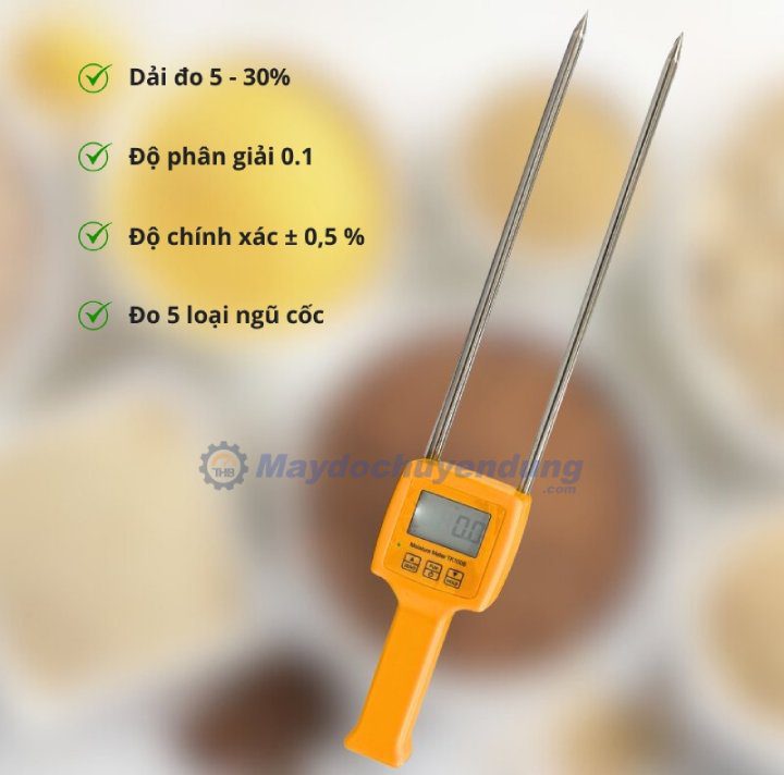 Thiết bị đo ẩm TK-100S cho Ngô Đậu Bột Mì Lúa Gạo Sắn Thiết bị đo ẩm TK-100S cho Ngô Đậu Bột Mì Lúa Gạo Sắn