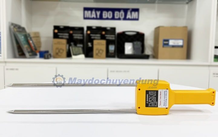 Mặt sau của máy đo độ ẩm nông sản TK-100S Mặt sau của máy đo độ ẩm nông sản TK-100S