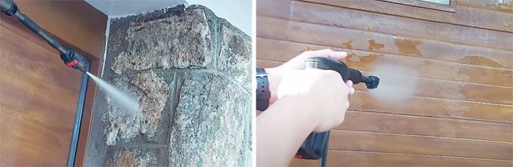 2 kiểu phun chính của Bosch Universal Aquatak 125
