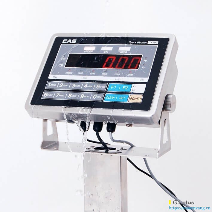 Cân bàn CK200S/SC Series của CAS Hàn Quốc: Hỗ trợ tối ưu quá trình bán hàng và kho vận