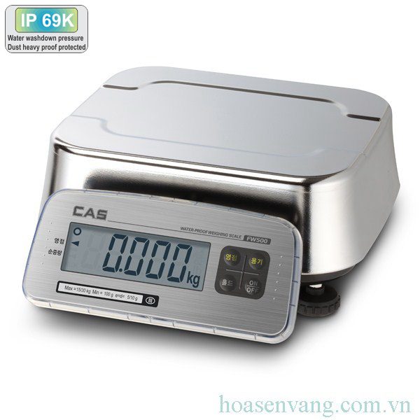 Cân điện tử chống nước CAS FW-500 – Dành cho môi trường ẩm ướt – Liên hệ ngay! 🚀