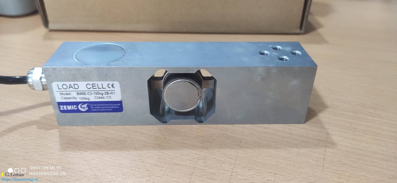 Cảm Biến Load BM6E-C3 100-Kg Inox ZEMIC – Sai Số Thấp, Hàng Nhập Uy Tín