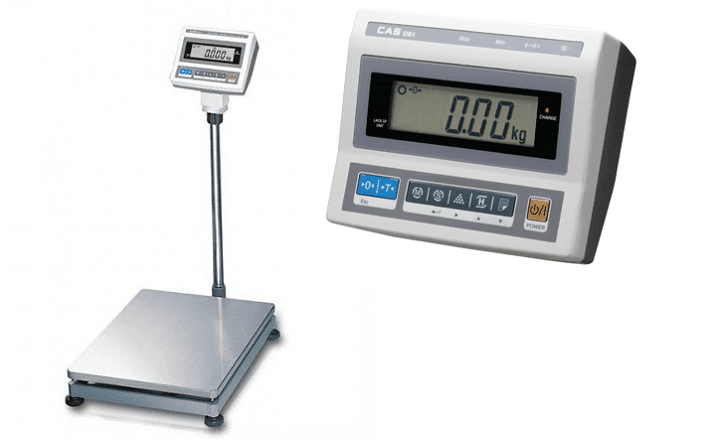 Cân sàn điện tử CAS DB-II 600 8090 phân giải 100g