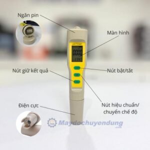 Bút đo pH, Nhiệt độ chống nước P-3