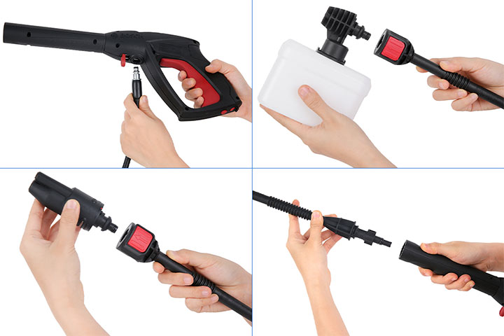 Cách kết nối súng và thân súng của Universal Aquatak 125