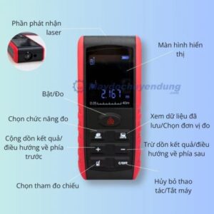 Máy đo khoảng cách Total Meter E40
