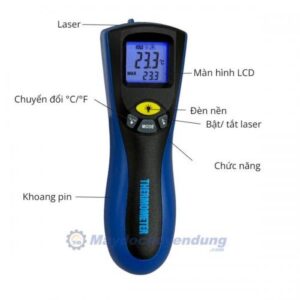 Súng đo nhiệt độ hồng ngoại Total Meter CH 8380