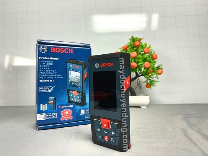 Thiết bị đo khoảng cách bằng tia Laser Bosch GLM 100-25C Thiết bị đo khoảng cách bằng tia Laser Bosch GLM 100-25C