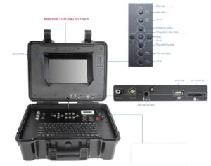 Camera nội soi giếng Wopson WPS SJ-C90 có màn hình LCD hiện thị rõ nét