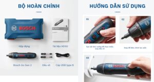 Cách dùng máy vặn vít Bosch Go Gen thế hệ 2