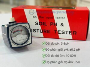 Takemura DM-15 đo lường pH và độ ẩm của đất nhanh chóng và chính xác
