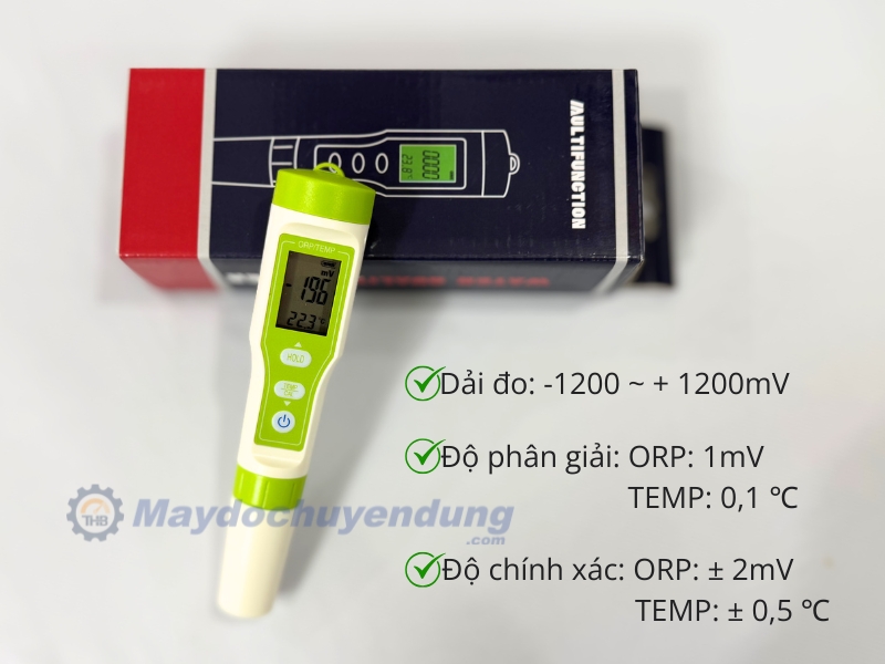 Total Meter ORP-100 đo lường nhanh chóng, cho kết quả chính xác
