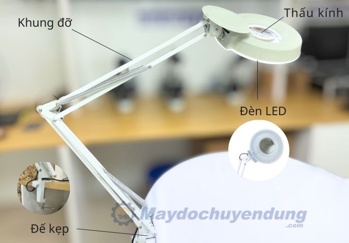 Đèn phóng đại cố định bàn mã 86A