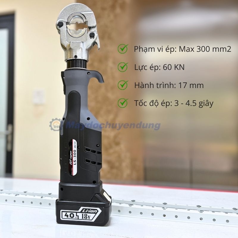 Dụng cụ ép cos bằng pin model LS-300
