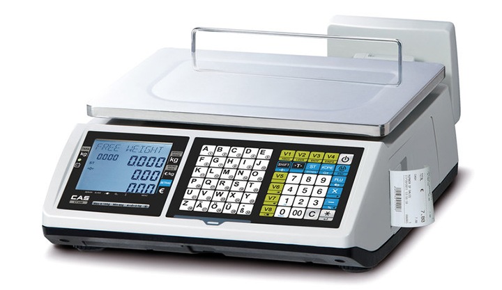 Cân điện tử in hóa đơn CAS CT100B 3Kg/1g